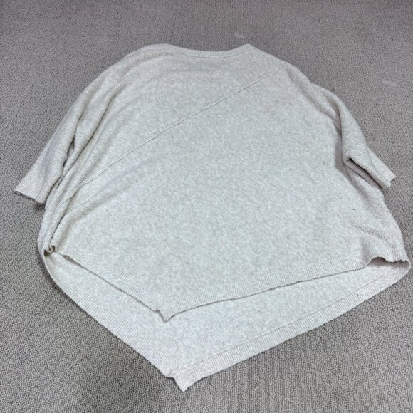 Lou & Grey Sweater Beige Short Sleeve Pullover Women’s Size Medium - Picture 11 of 11
